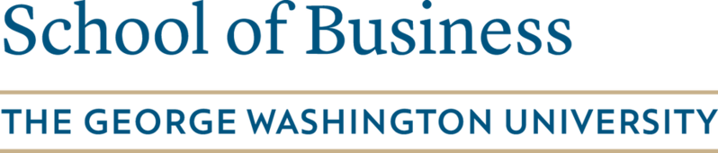 The George Washington University School of Business logo